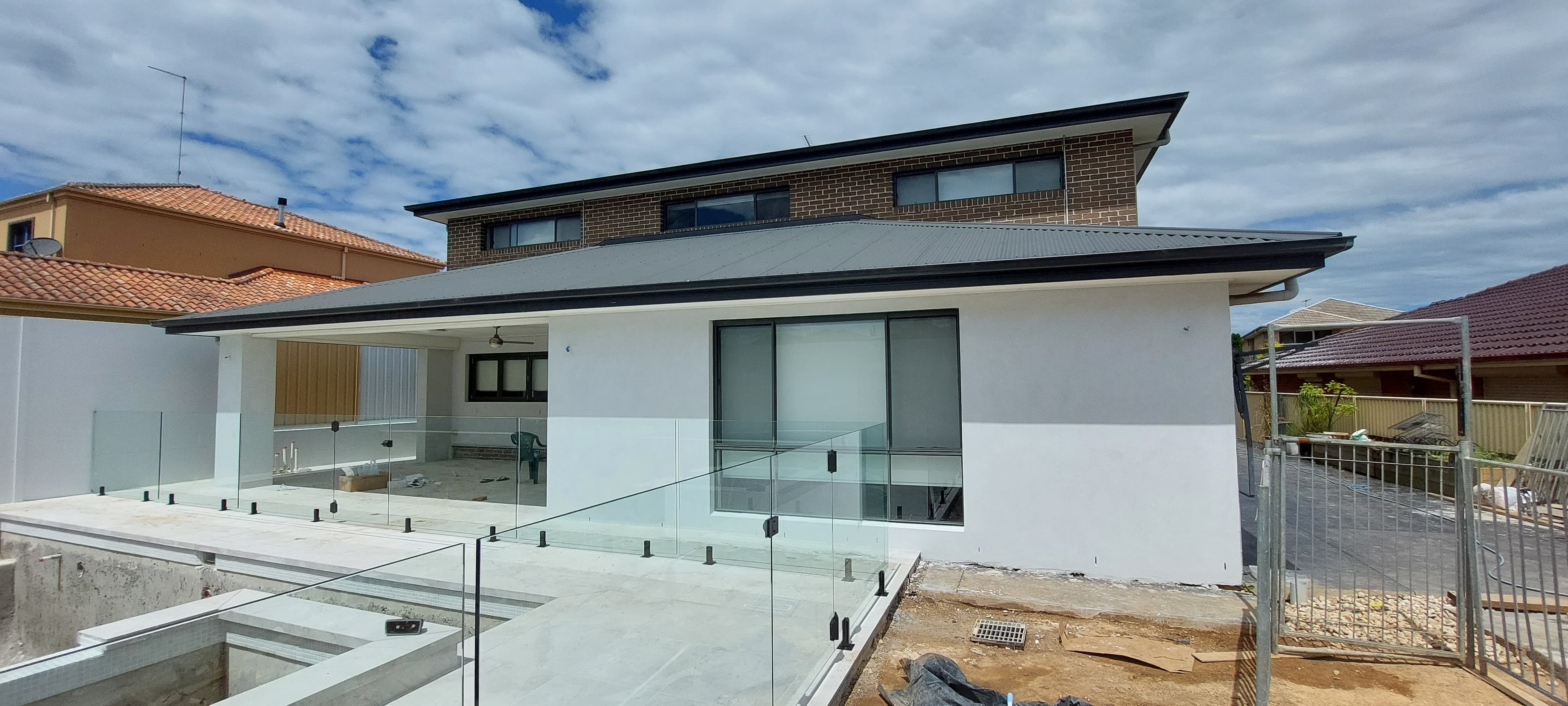 Elite Rendering — modern home with fresh acrylic render, Sydney